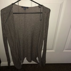 Open front sweater